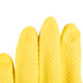 Small Multi-Use Yellow Rubber Flock Lined Gloves Main Thumbnail 5