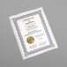 A certificate of training displayed in a C-Line Super Heavy Weight Clear Laminating Pocket.