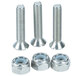 Stainless steel nuts and bolts for an Edlund can opener.
