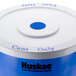 Continental 3201-1 Huskee 32 Gallon White Round Recycling Trash Can Lid with Hole Main Thumbnail 8