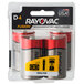 A package of Rayovac Fusion D Advanced Alkaline batteries.