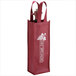 A red wine bag with a handle containing a Chef Specialties Chateau wine bottle salt mill.