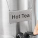 Coffee Chafer Name Plate - "Hot Tea" Main Thumbnail 5