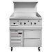 Vulcan 36R-36GT Endurance Liquid Propane Range with 36" Thermostatic Griddle and Refrigerated Base - 60,000 BTU Main Thumbnail 2