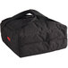 A black Cambro insulated delivery bag with a strap.