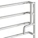 A chrome steel Cooking Performance Group rack guide for convection ovens.