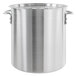 Choice 40 Qt. Standard Weight Aluminum Stock Pot with Cover Main Thumbnail 3