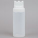 A white plastic Tablecraft wide mouth squeeze bottle with a white cap.