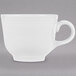 A white Fiesta china cup with a handle.