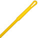 A yellow threaded fiberglass handle.
