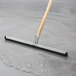 Rubbermaid Commercial Products 24-in Poly Fiber Rough Surface Push To Center Push Broom 1960463 at
