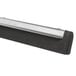 A black and silver Rubbermaid floor squeegee with a metal handle.