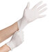 Noble Products Powder-Free Disposable Latex Gloves for Foodservice - Large - Case of 1000 (10 Boxes of 100) Main Thumbnail 3