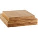 A Rosseto natural bamboo square base for a multi-level riser.