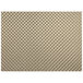 A beige woven vinyl rectangle placemat with a champagne pattern.