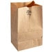 A brown Duro Bulwark paper bag with black text and a handle.