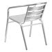 Flash Furniture TLH-1-GG 29" Aluminum Heavy-Duty Indoor / Outdoor Stackable Restaurant Chair Main Thumbnail 2