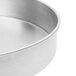 An American Metalcraft aluminum cake pan with straight sides.