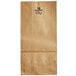 A brown Duro Bulwark paper bag with a corner.
