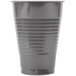 Creative Converting 339648 12 oz. Glamour Gray Plastic Cup - 240/Case Main Thumbnail 2