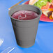 Creative Converting 339650 16 oz. Glamour Gray Plastic Cup - 240/Case Main Thumbnail 1