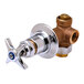 T&S B-1020 Concealed Bypass Valve with 1/2" NPT Female Inlet and Outlet and Four Arm Handle with Index ADA Compliant Main Thumbnail 1