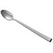 A Reserve by Libbey stainless steel iced tea spoon with a silver handle.