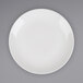 Acopa 12" Round Bright White Coupe Stoneware Plate - 4/Pack Main Thumbnail 3