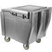 Cambro ICS125L191 SlidingLid™ Granite Gray Mobile Ice Bin - 125 lb. Capacity Main Thumbnail 3