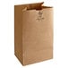 Duro Husky Dubl Life 20 lb. Shorty Heavy-Duty Brown Paper Bag - 400/Bundle Main Thumbnail 2