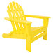 POLYWOOD AD5030LE Lemon Classic Folding Adirondack Chair Main Thumbnail 1