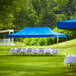 Backyard Pro Courtyard Series 10' x 20' Blue Straight Leg Aluminum Instant Canopy Main Thumbnail 1