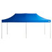 Backyard Pro Courtyard Series 10' x 20' Blue Straight Leg Aluminum Instant Canopy Main Thumbnail 4