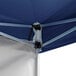 Backyard Pro Courtyard Series 10' x 10' Navy Straight Leg Aluminum Instant Canopy and Wall Kit Main Thumbnail 7