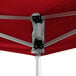 Backyard Pro Courtyard Series 10' x 15' Red Straight Leg Aluminum Instant Canopy Main Thumbnail 7