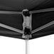Backyard Pro Courtyard Series 10' x 10' Black Straight Leg Aluminum Instant Canopy Main Thumbnail 7