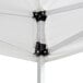 Backyard Pro Courtyard Series 10' x 10' White Straight Leg Aluminum Instant Canopy Main Thumbnail 7