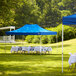 Backyard Pro Courtyard Series 10' x 15' Blue Straight Leg Aluminum Instant Canopy Main Thumbnail 1