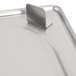 A Vollrath stainless steel steam table adapter plate with metal corners.