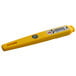 A yellow digital pocket probe thermometer with a digital display.