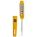 A yellow and silver Cooper-Atkins digital pocket probe thermometer.