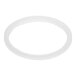 A white circular washer for a rinse arm, used in warewashing equipment.