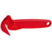 A red plastic Pacific Handy Cutter with a blade and handle.