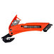 A red and black Pacific Handy Cutter safety cutter with a blade and handle.