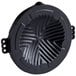 A black Thunder Group cast iron stovetop BBQ plate with a circular pattern.