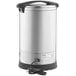 An Avantco stainless steel water boiler with a black and silver cord.