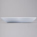 A white rectangular GET San Michele melamine bowl.