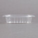 Dart C8DCPR ClearPac 8 oz. Clear Rectangular Plastic Container with Lid - 252/Case Main Thumbnail 4