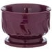 A purple Dinex insulated bowl with a pedestal base.