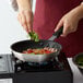 Choice 8" Aluminum Non-Stick Fry Pan with Black Silicone Handle Main Thumbnail 1